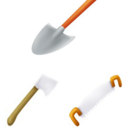 500 Saw / Axe / Shovel. Can Mix 0